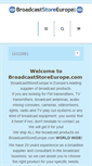 Mobile Screenshot of broadcaststoreeurope.com